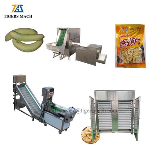 Технологическая линия сушки банановых чипсов